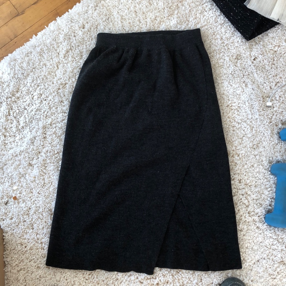 Knit midi skirt — from boutique in Barcelona